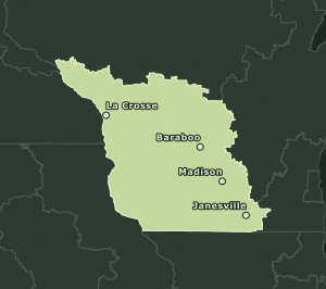 Area Code 353 geographic coverage map