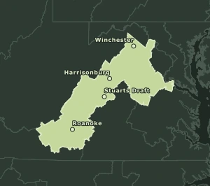 Area Code 826 geographic coverage map