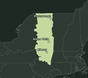 Area Code 838 geographic coverage map