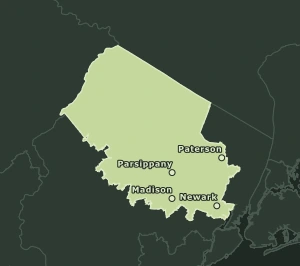 Area Code 862 geographic coverage map