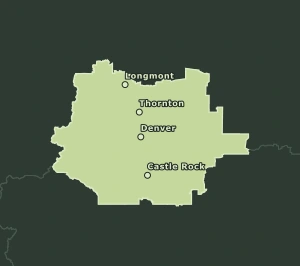 Area Code 983 geographic coverage map