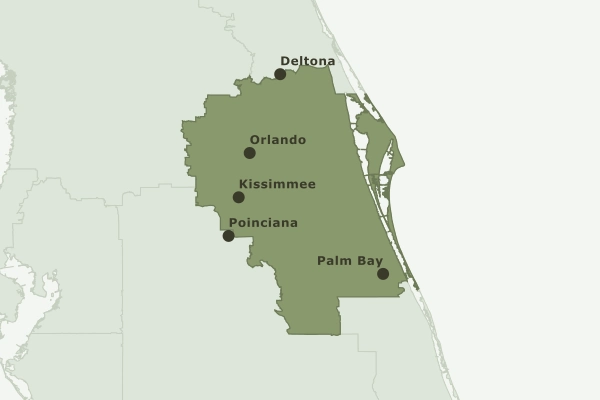 Area Code 321 — Orlando, Florida | Area Code Lookup