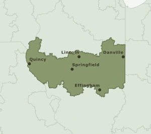 Area Code 447 geographic coverage map