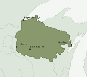 Area Code 534 geographic coverage map