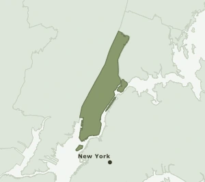 Area Code 646 geographic coverage map