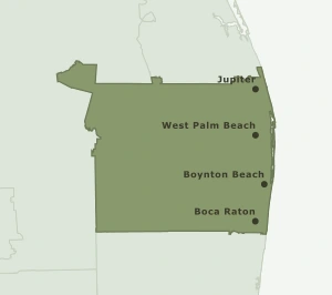 Area Code 728 geographic coverage map