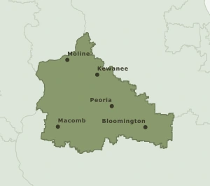 Area Code 861 geographic coverage map