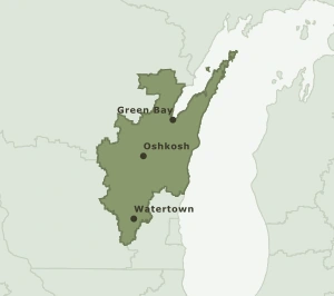 Area Code 920 geographic coverage map