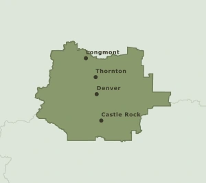 Area Code 983 geographic coverage map